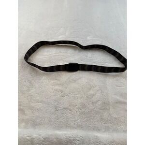 Bison Designs‎ Woven Belt Men's Medium Black Buckle Colorful Accent Belt